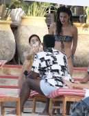Lexy Panterra Booty in Thong Bikini on the Beach in St Barths