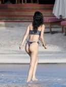 Lexy Panterra Booty in Thong Bikini on the Beach in St Barths