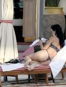 Lexy Panterra Booty in Thong Bikini on the Beach in St Barths