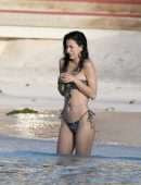 Lexy Panterra Booty in Thong Bikini on the Beach in St Barths