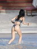 Lexy Panterra Booty in Thong Bikini on the Beach in St Barths