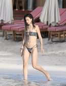 Lexy Panterra Booty in Thong Bikini on the Beach in St Barths