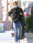 Lily-Rose Depp in Jeans, Out in NYC