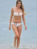 Louisa Warwick Booty in Bikini on the Beach in Miami