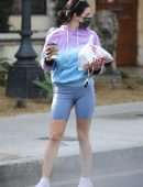 Lucy Hale Booty, Grabs Coffee and Lunch to-go in Hollywood California