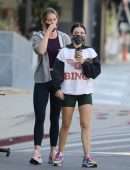 Lucy Hale Booty in Tight Shorts Out in Los Angeles
