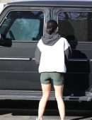 Lucy Hale Booty in Tight Shorts Out in Los Angeles
