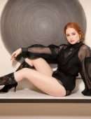 Madelaine Petsch in Sheer Bra for Flaunt Magazine - January 2021
