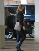 Molly Sims in Leggings Head to a Studio in Santa Monica