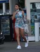 Montana Yao Upskirt at a Gas Station in Los Angeles