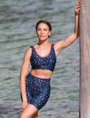 Rachael Finch in a Bikini Photoshoot at Nielsen Park in Sydney