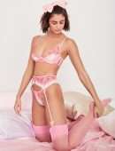 Taylor Marie Hill Booty in a Sexy Love and Lemons x Victoria’s Secret Lingerie Photoshoot