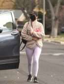 Victoria Justice Booty in Leggings and Sports Bra in Los Angeles