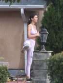 Victoria Justice Booty in Leggings and Sports Bra in Los Angeles