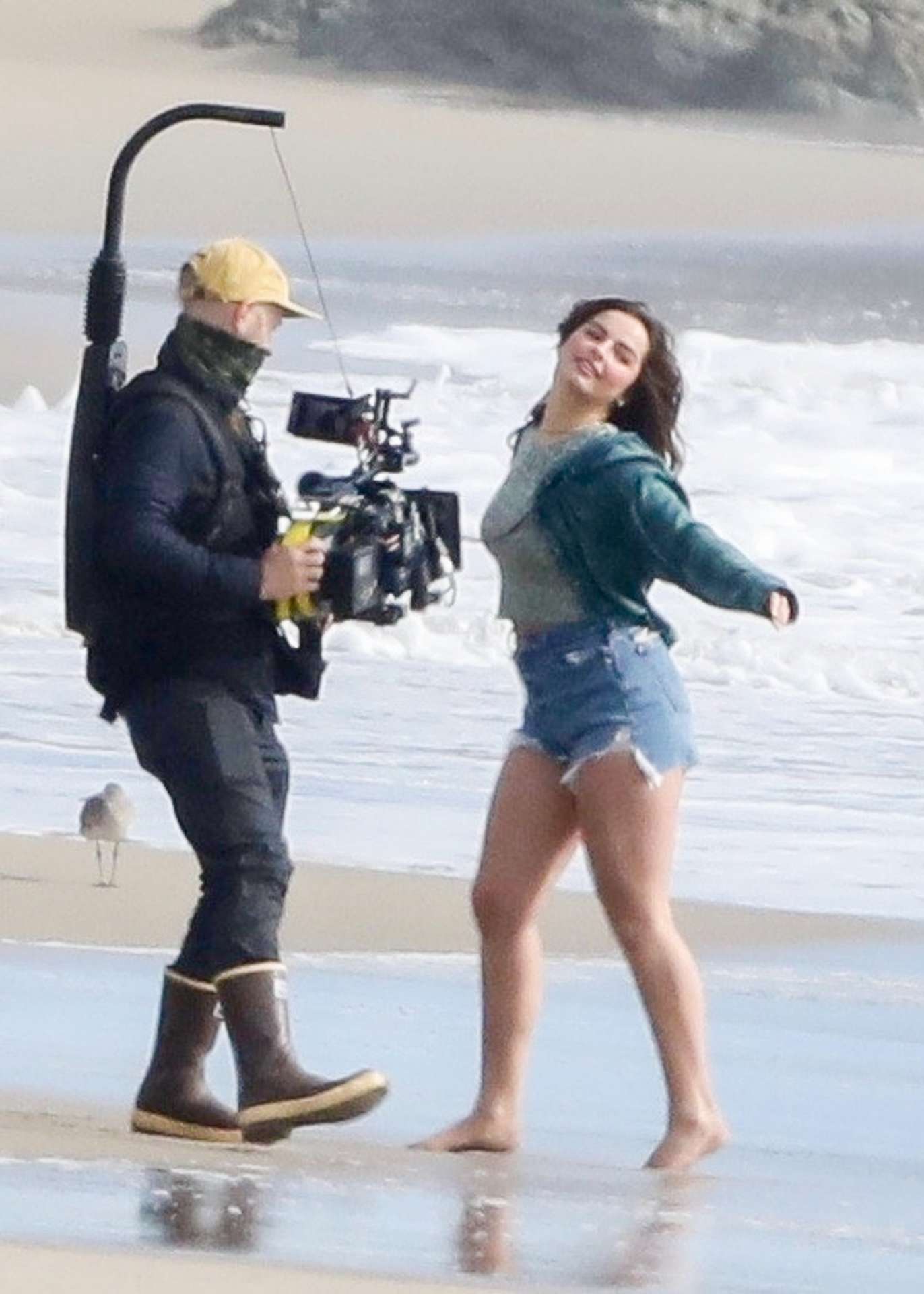 Addison Rae Photoshoot on the Beach in Malibu