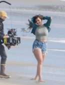 Addison Rae Photoshoot on the Beach in Malibu