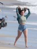 Addison Rae Photoshoot on the Beach in Malibu