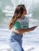 Addison Rae Photoshoot on the Beach in Malibu