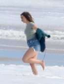 Addison Rae Photoshoot on the Beach in Malibu