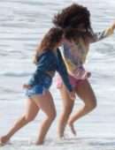 Addison Rae Photoshoot on the Beach in Malibu