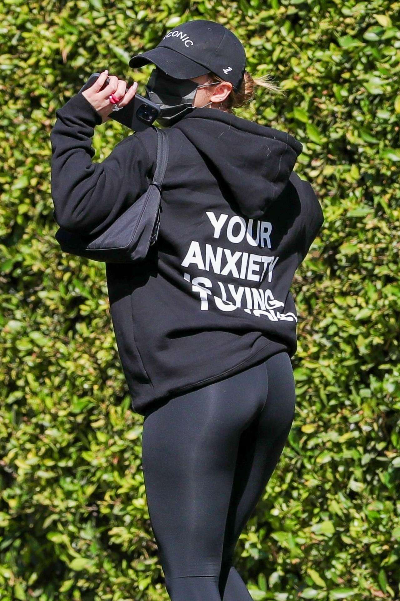Addison Rae Booty in Tights, going to Pilates Class in West Hollywood