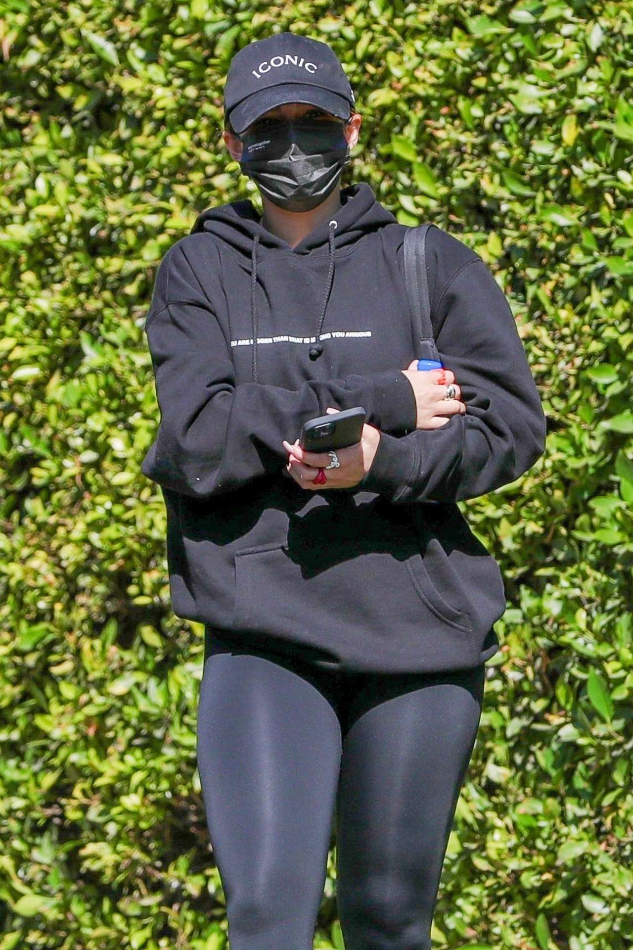 Addison Rae Booty in Tights, going to Pilates Class in West Hollywood