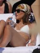 Amelia Gray Hamlin Booty in Bikini on the Beach in Miami