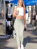 Anya Shevchenko Booty in Tights, Steps Out in Los Angeles