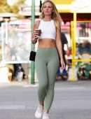 Anya Shevchenko Booty in Tights, Steps Out in Los Angeles