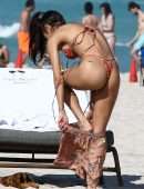 Chantel Jeffries Booty in Bikini on the Beach in Miami