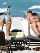 Chantel Jeffries Booty in Bikini on the Beach in Miami