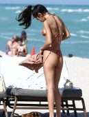 Chantel Jeffries Booty in Bikini on the Beach in Miami