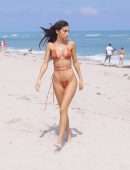 Chantel Jeffries Booty in Bikini on the Beach in Miami