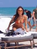 Chantel Jeffries Booty in Bikini on the Beach in Miami