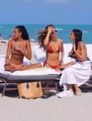 Chantel Jeffries Booty in Bikini on the Beach in Miami