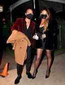 Chrissy Teigen Cleavage and Leggy, Out in Los Angeles
