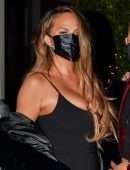 Chrissy Teigen Cleavage and Leggy, Out in Los Angeles