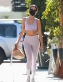 Eiza Gonzalez in Sports Wear Picking up Lunch in Los Angeles