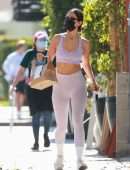 Eiza Gonzalez in Sports Wear Picking up Lunch in Los Angeles
