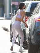 Eiza Gonzalez in Sports Wear Picking up Lunch in Los Angeles