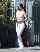 Eiza Gonzalez in Sports Wear Picking up Lunch in Los Angeles