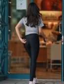 Eiza Gonzalez Booty in Tights, at Credo Clean Beauty in Los Angeles