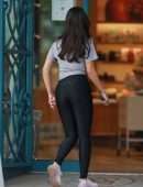 Eiza Gonzalez Booty in Tights, at Credo Clean Beauty in Los Angeles