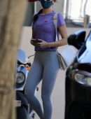 Eiza Gonzalez Booty in Tights, Leaving a Gym in Los Angeles