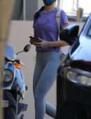Eiza Gonzalez Booty in Tights, Leaving a Gym in Los Angeles