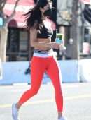 Eiza Gonzalez – Alluring Body in a Tiny Sports Bra Out in West Hollywood
