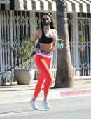 Eiza Gonzalez – Alluring Body in a Tiny Sports Bra Out in West Hollywood