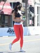 Eiza Gonzalez – Alluring Body in a Tiny Sports Bra Out in West Hollywood