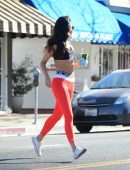 Eiza Gonzalez – Alluring Body in a Tiny Sports Bra Out in West Hollywood