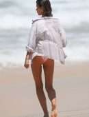 Georgia Fowler Booty in Bikini on Bondi Beach in Sydney
